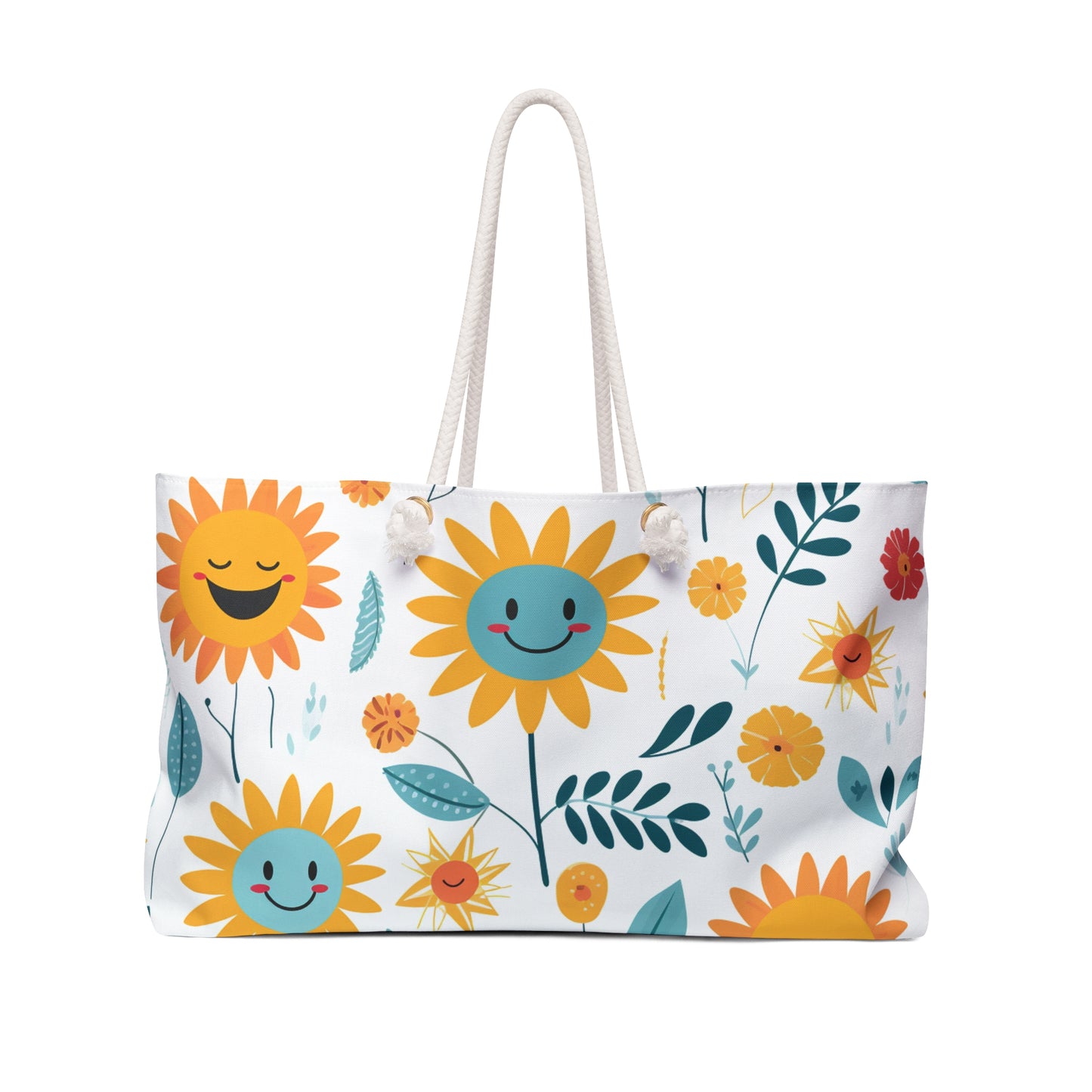 Happy Flowers Weekender Bag