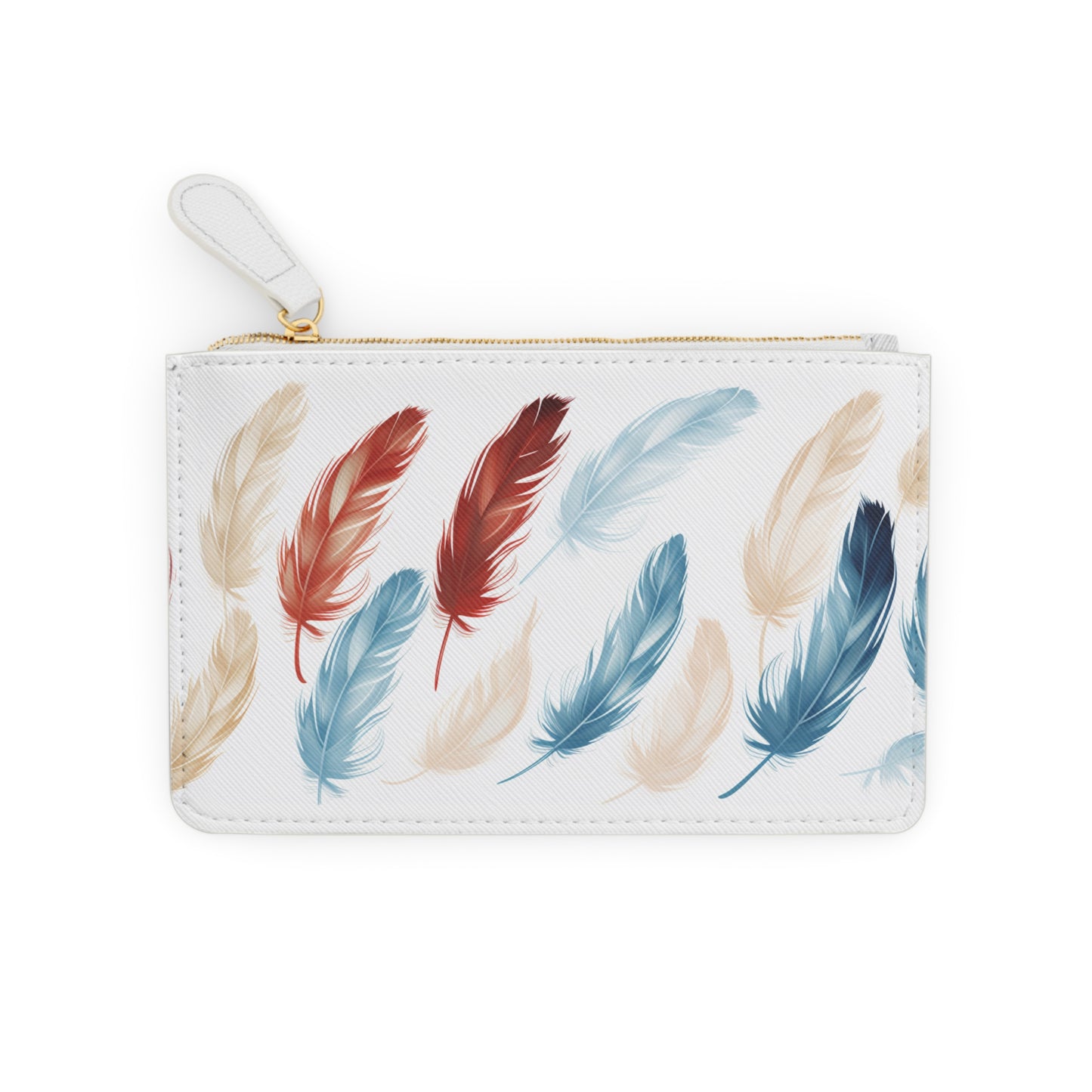 Feathers Mini Clutch Bag