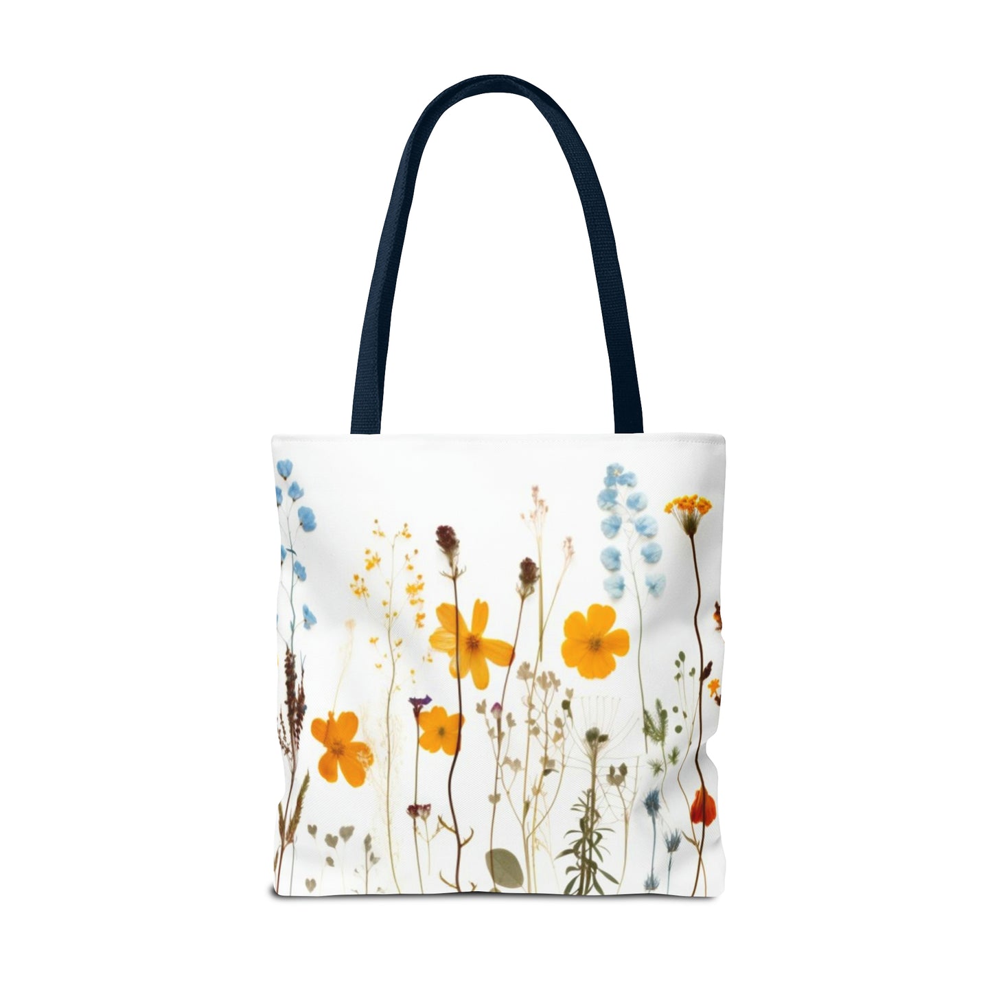 Pressed Flowers Tote Bag