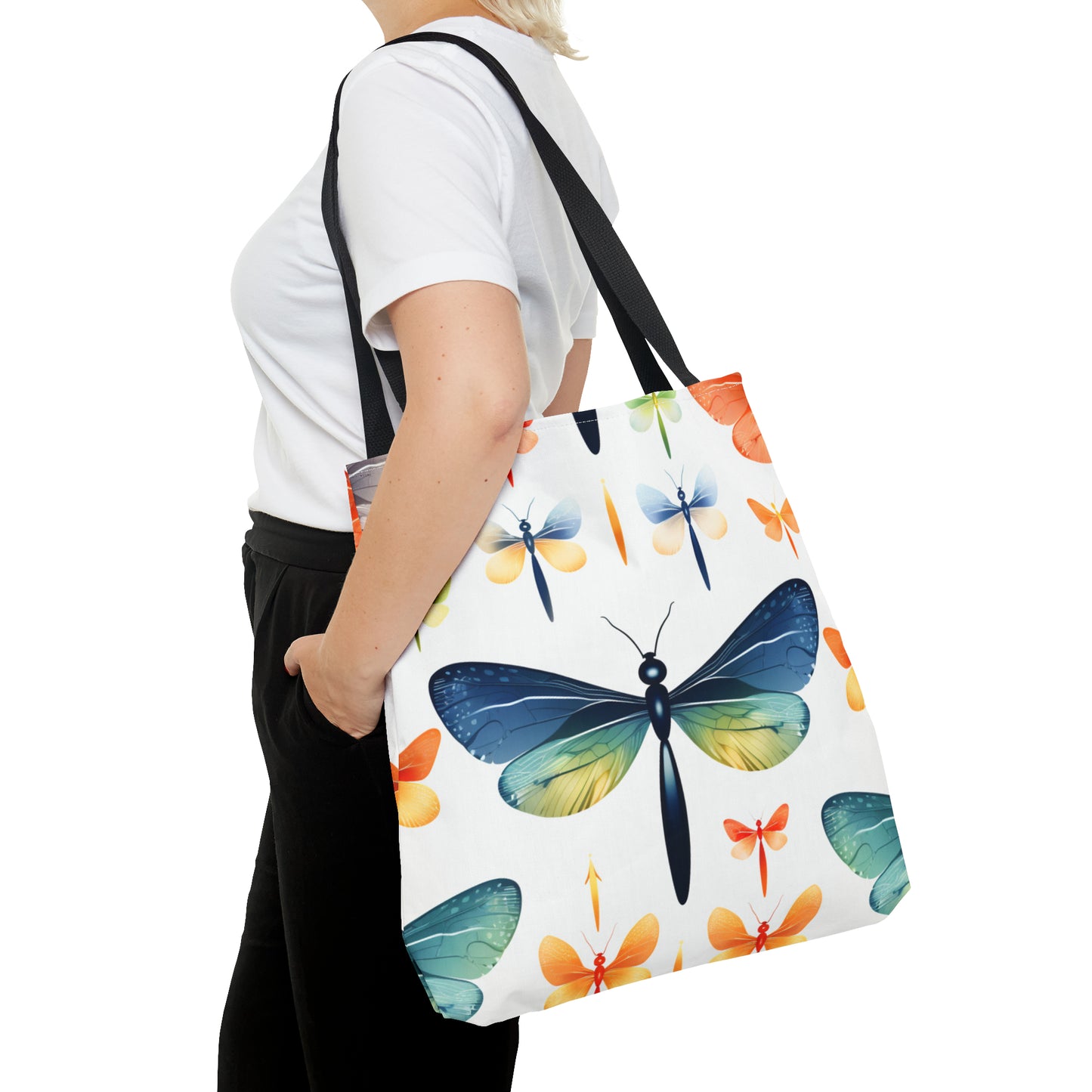 Blue Dragonfly Tote Bag