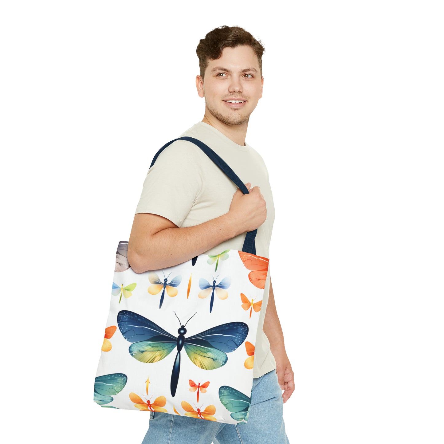 Blue Dragonfly Tote Bag