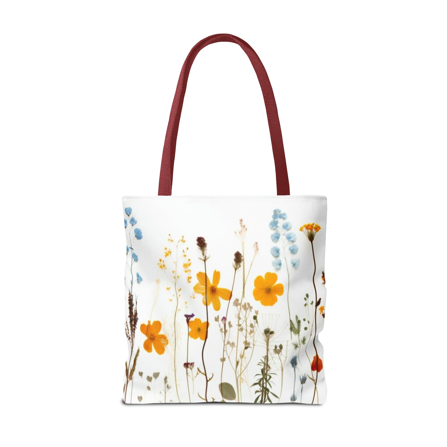 Pressed Flowers Tote Bag