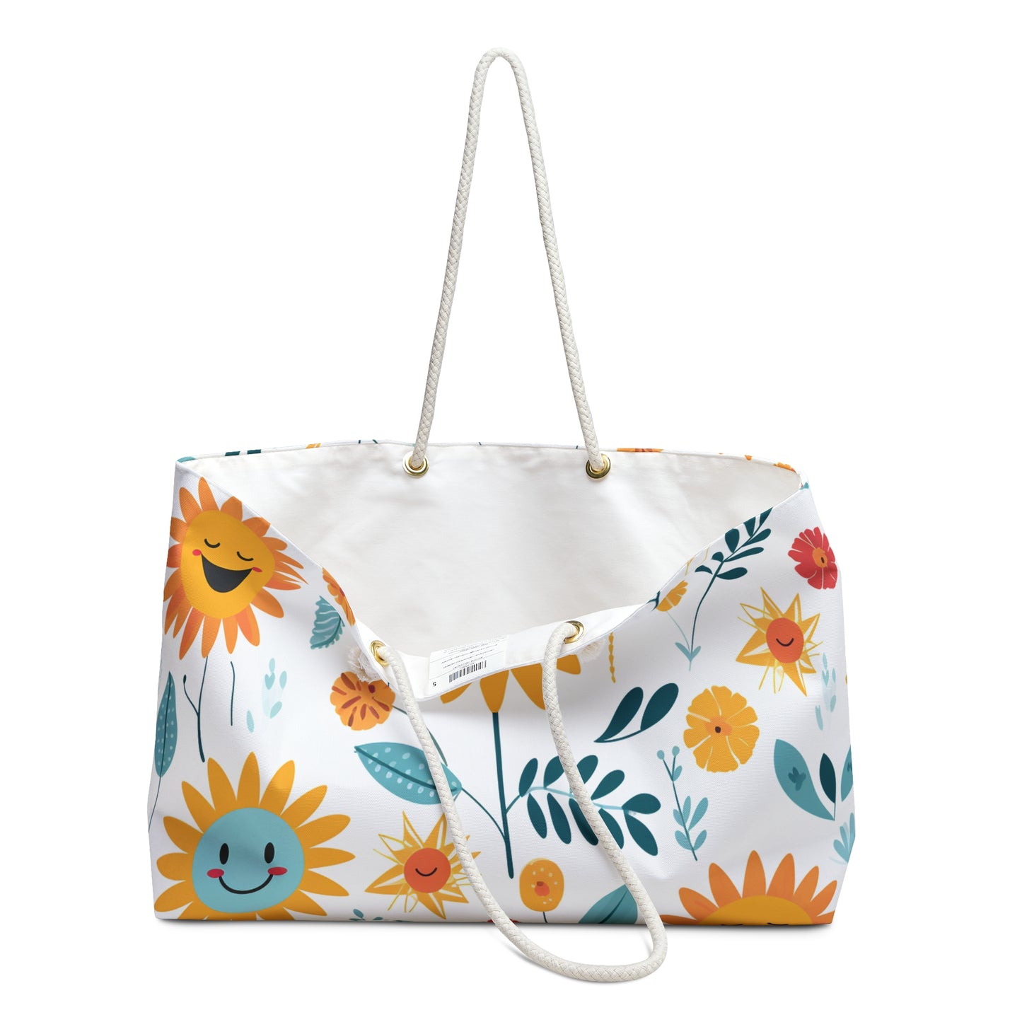 Happy Flowers Weekender Bag