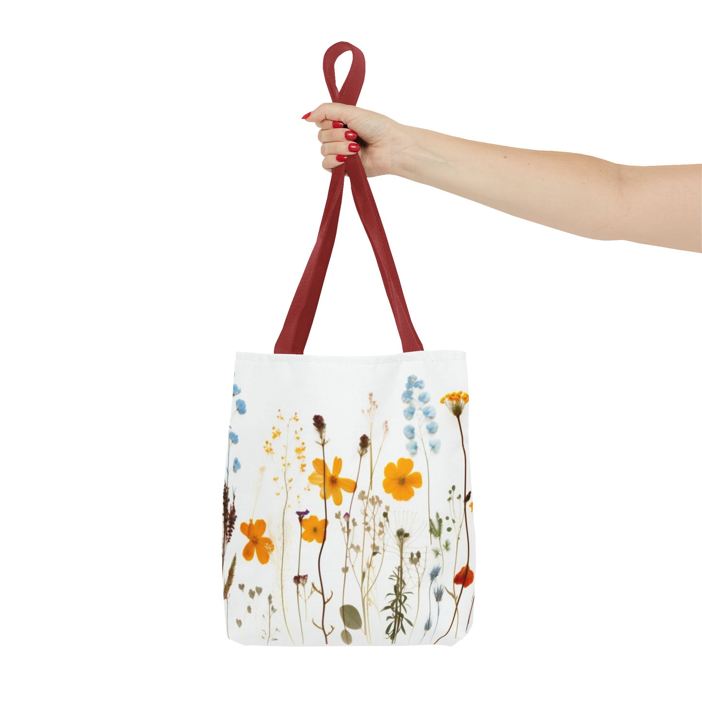 Pressed Flowers Tote Bag