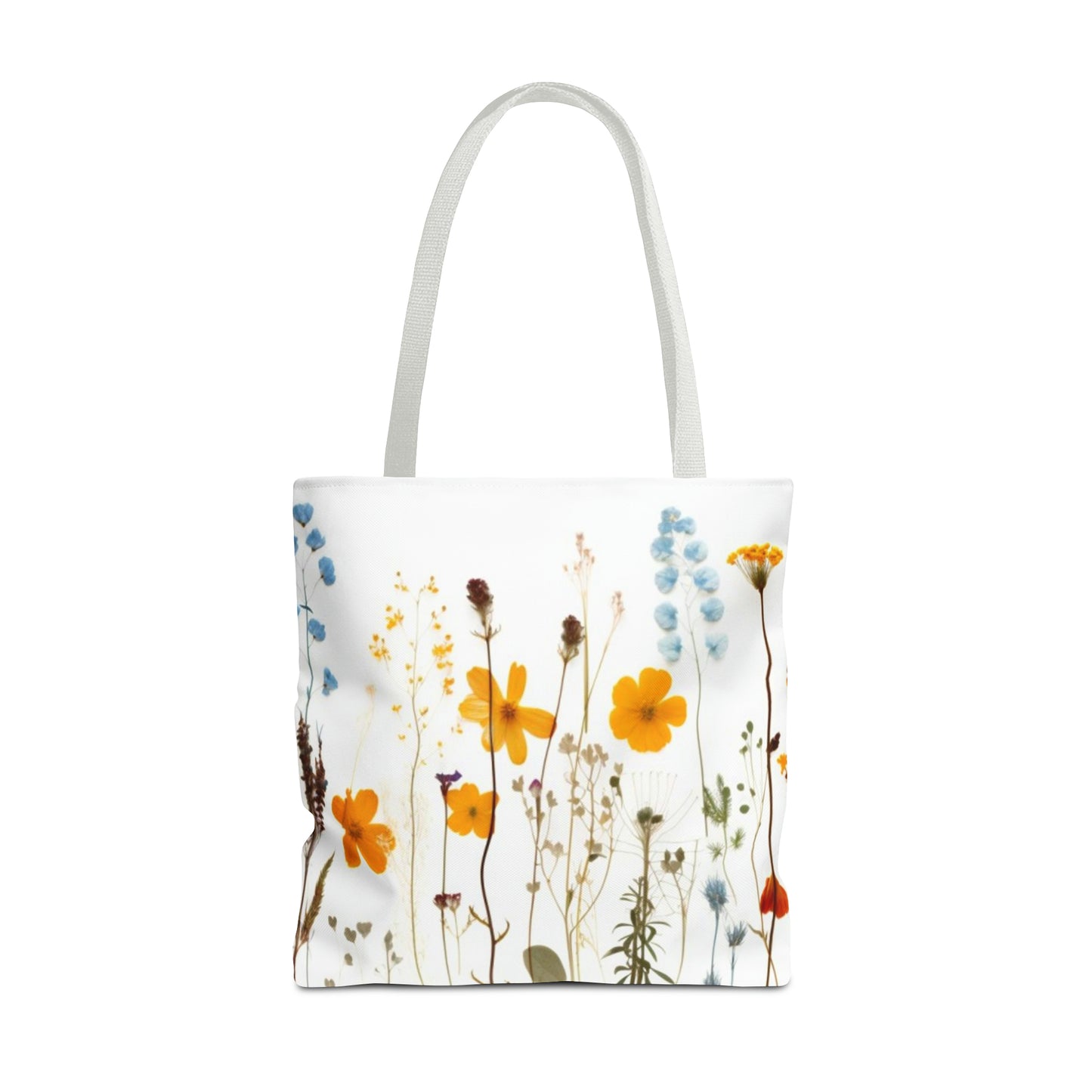 Pressed Flowers Tote Bag