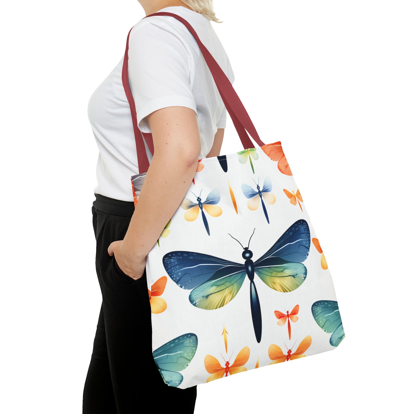 Blue Dragonfly Tote Bag