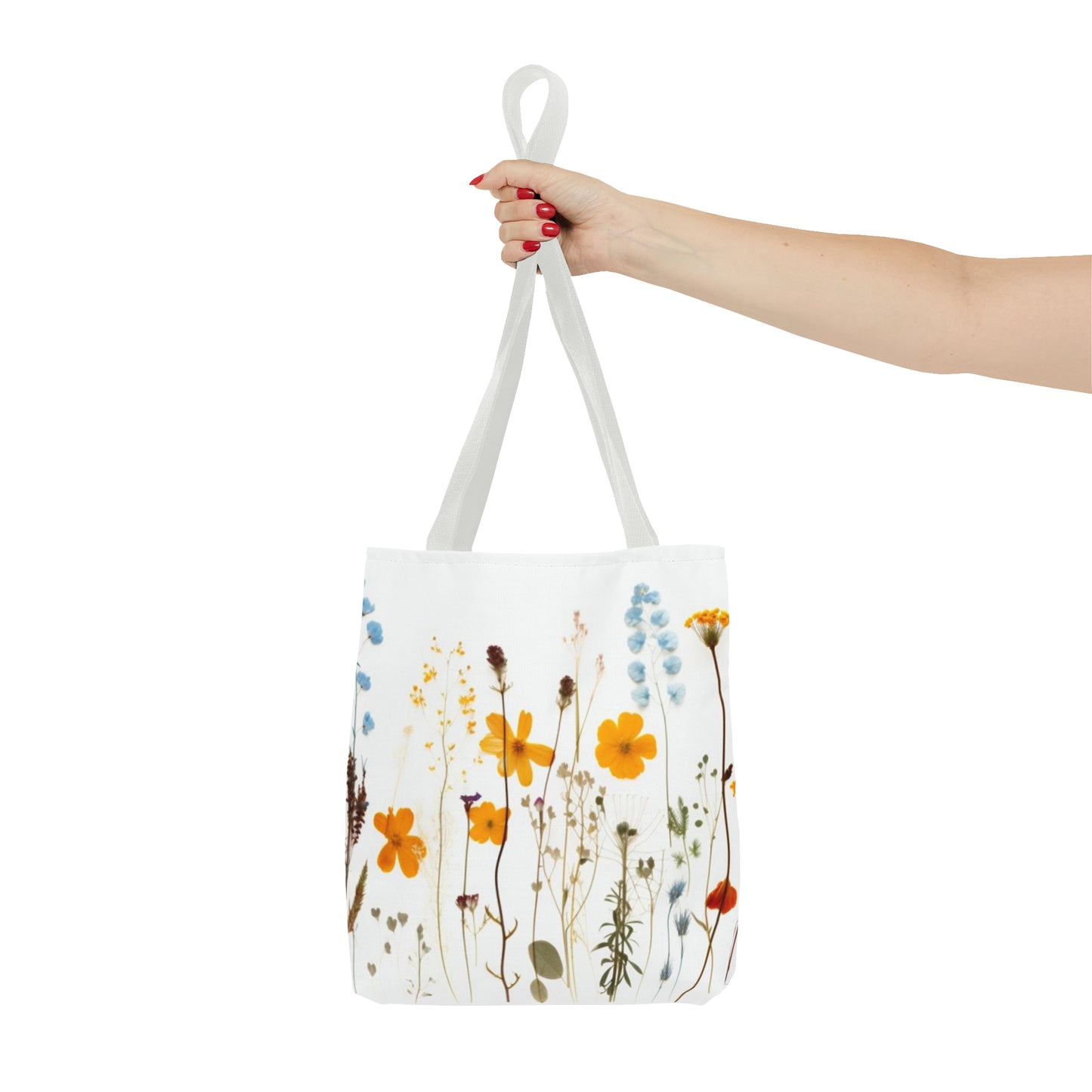 Pressed Flowers Tote Bag