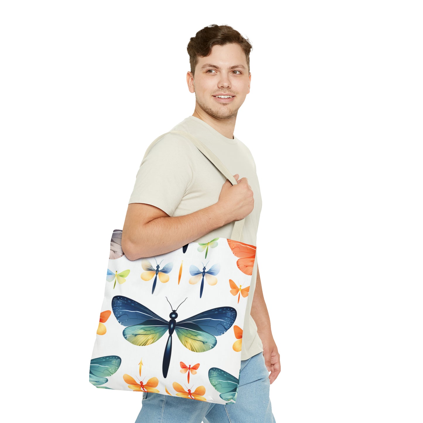 Blue Dragonfly Tote Bag