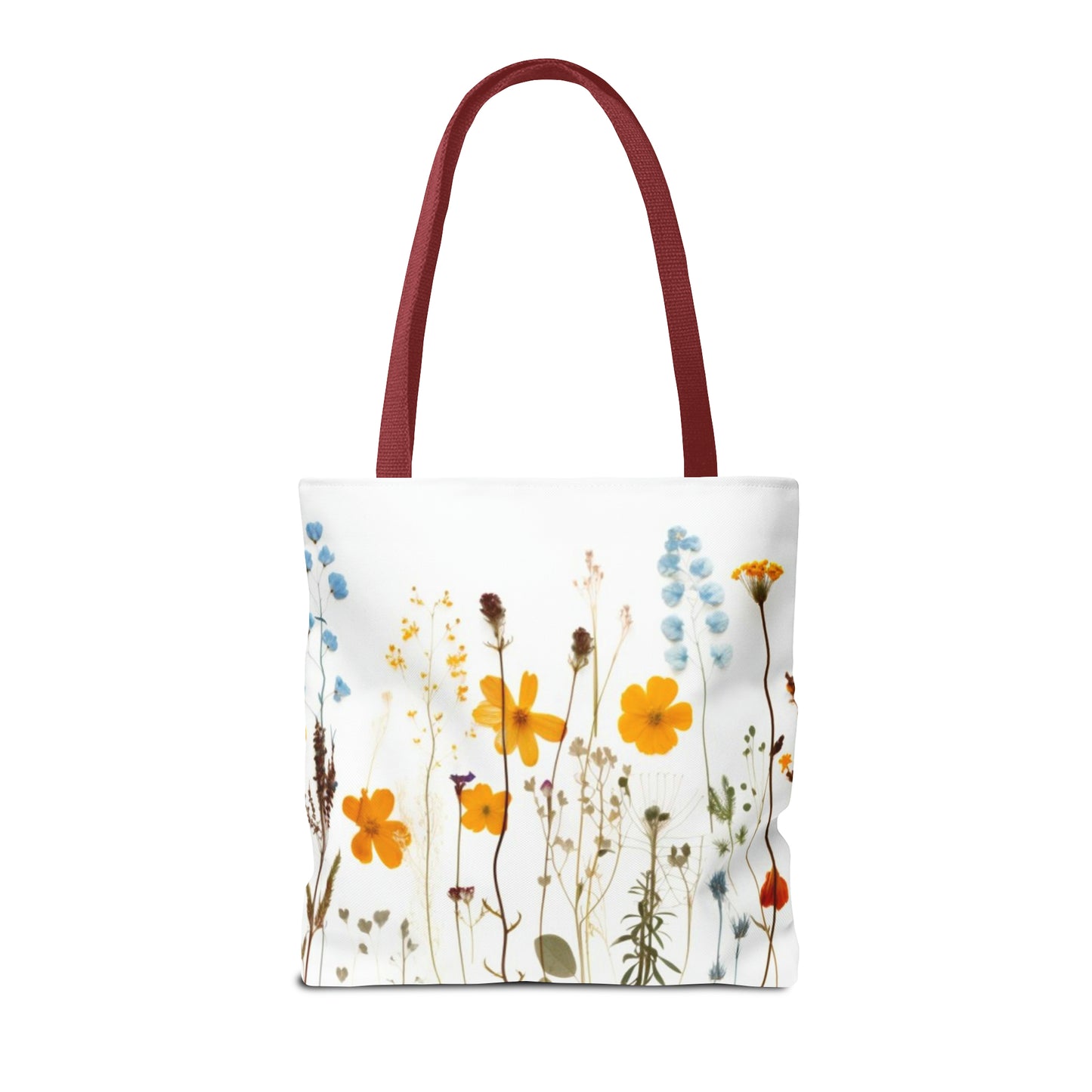 Pressed Flowers Tote Bag