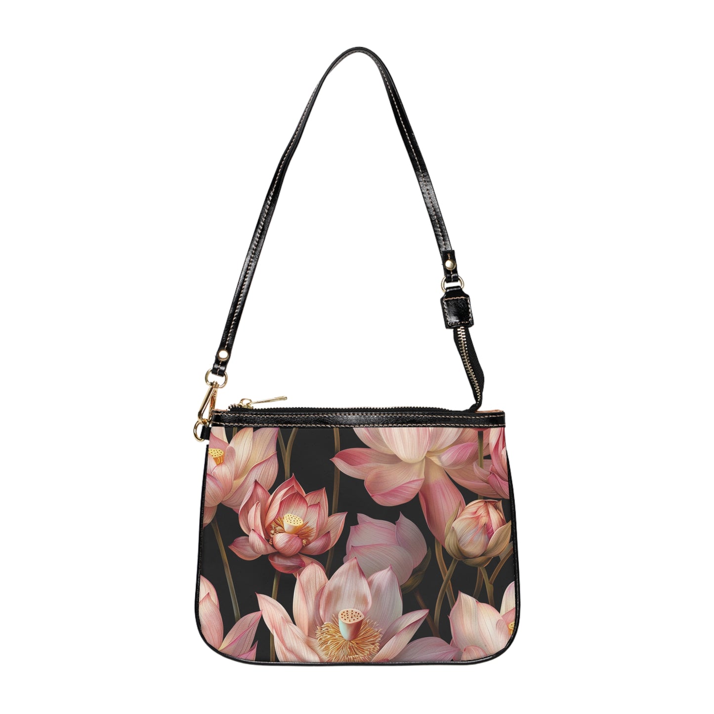 Pink Lotus Small Shoulder Bag