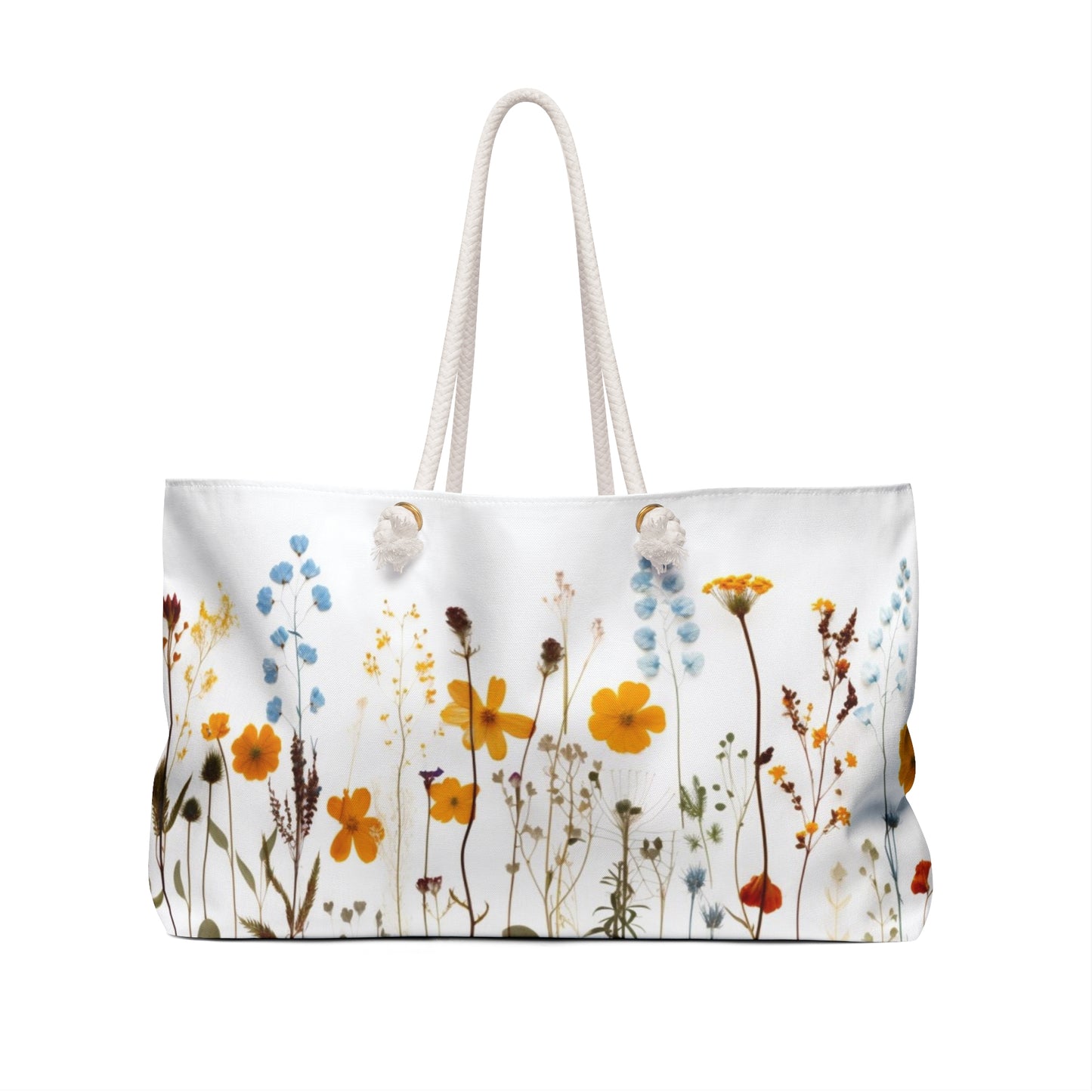 Pressed Flowers Weekender Bag