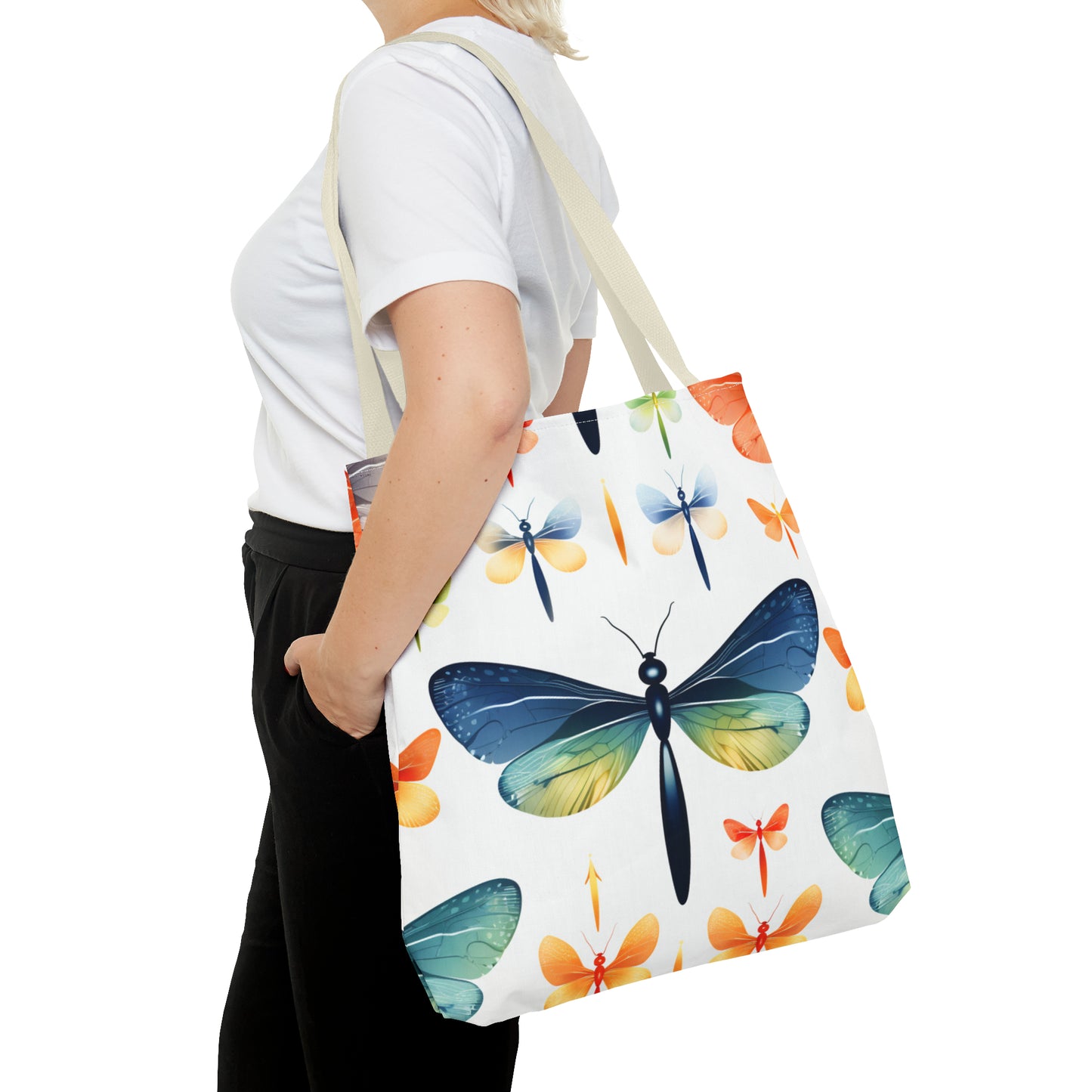 Blue Dragonfly Tote Bag