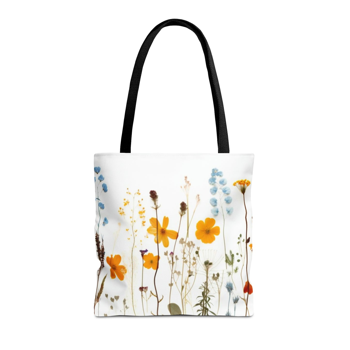 Pressed Flowers Tote Bag