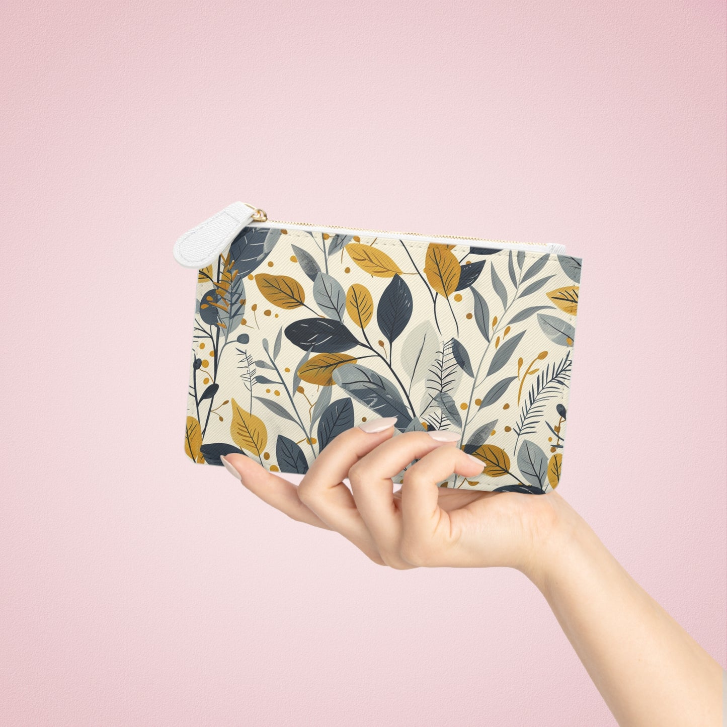 Leaves Mini Clutch Bag