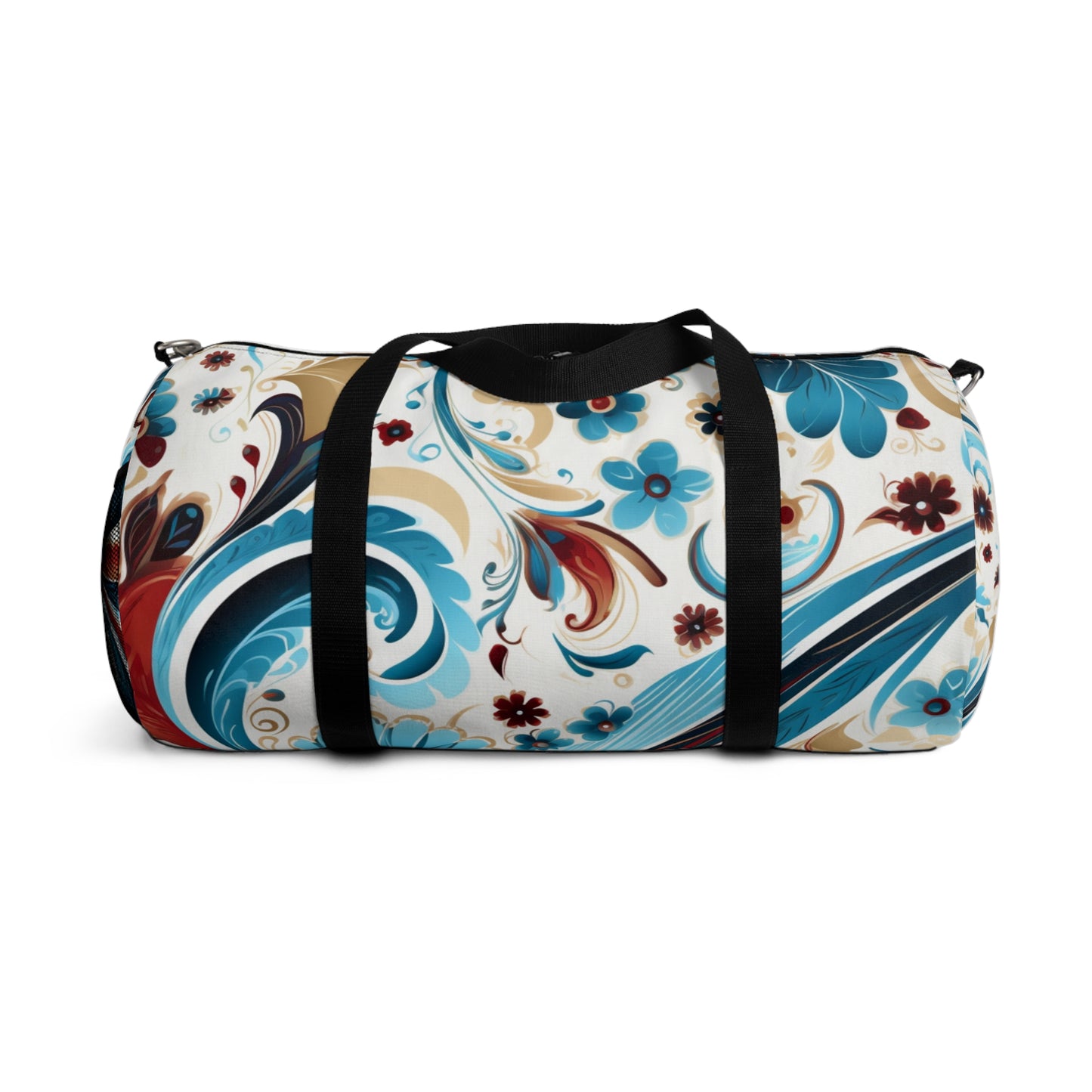 Blue Paisley Duffel Bag