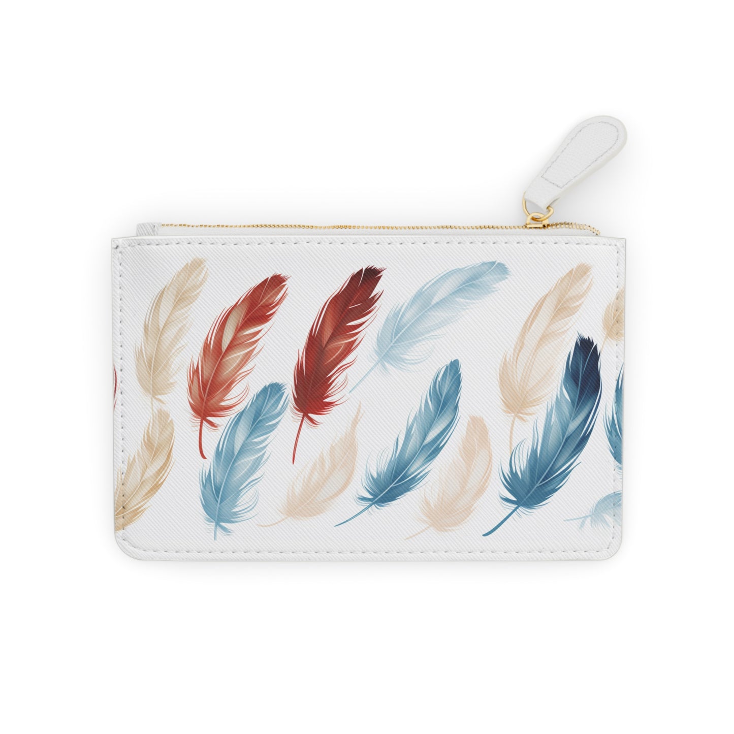 Feathers Mini Clutch Bag