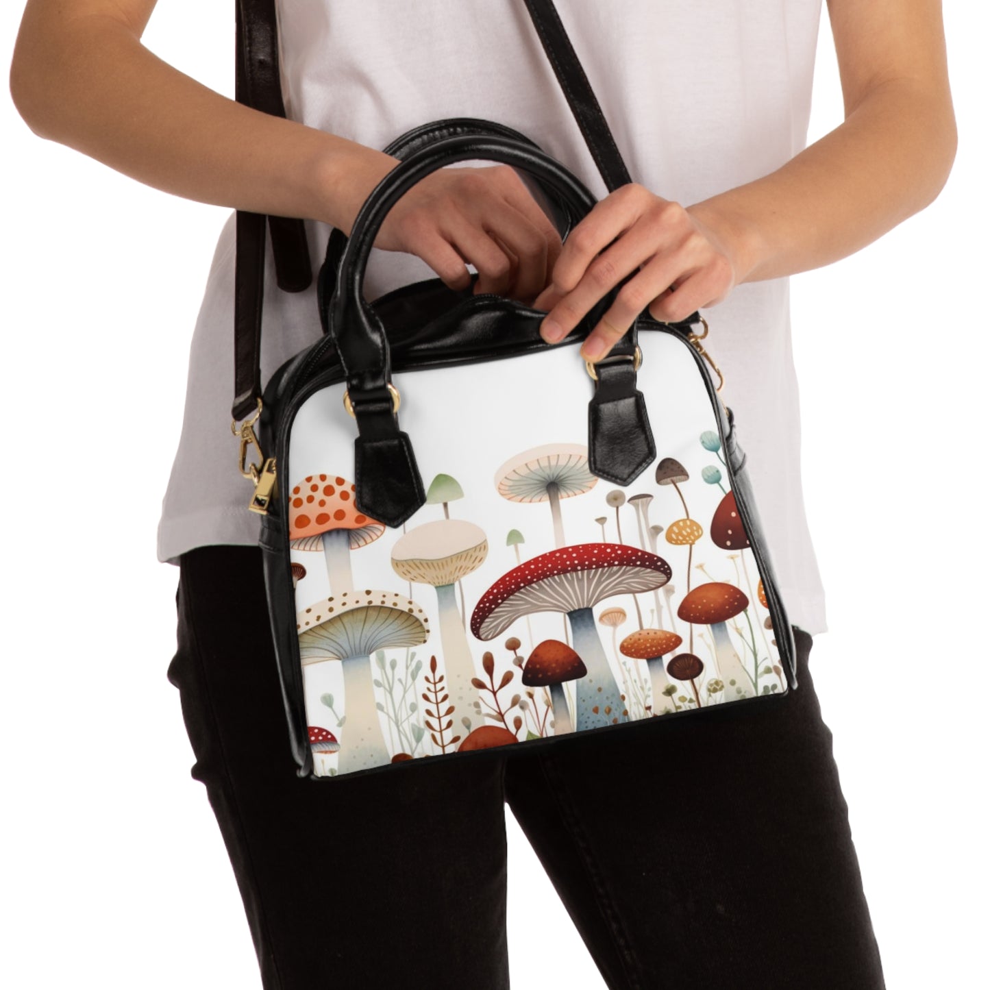 Mushroom Shoulder Handbag