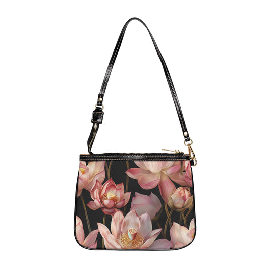 Pink Lotus Small Shoulder Bag