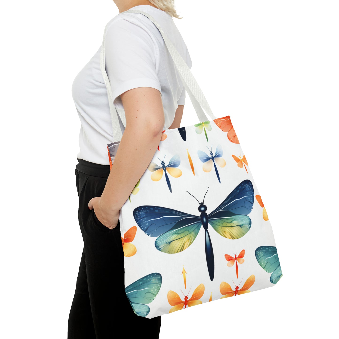 Blue Dragonfly Tote Bag