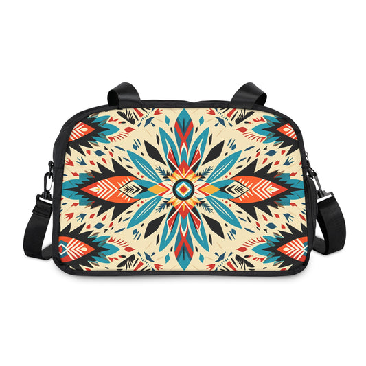 Aztec Design Fitness Handbag