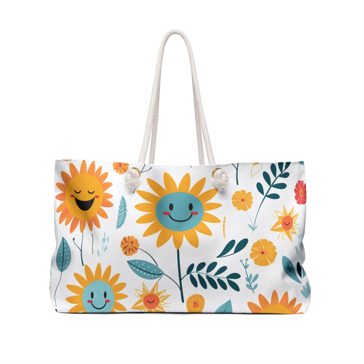 Happy Flowers Weekender Bag