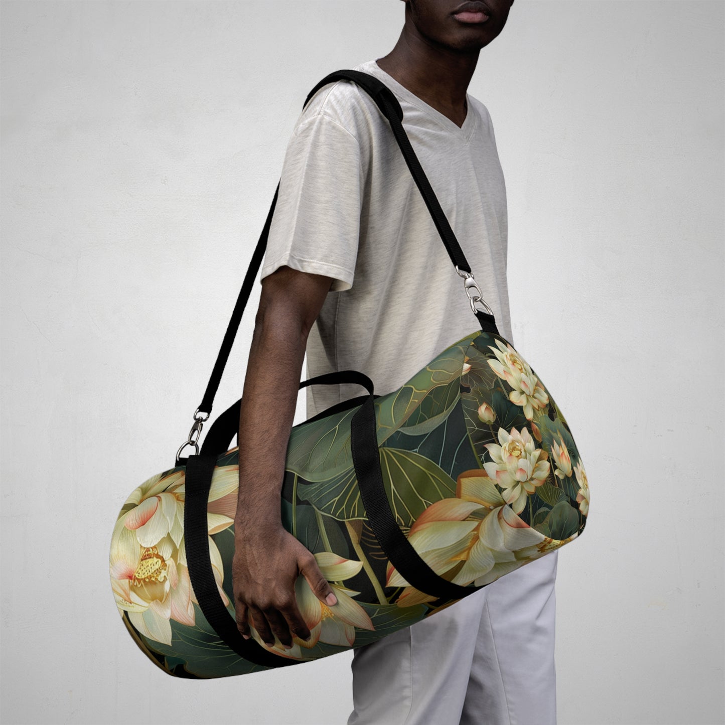 White Lotus Duffel Bag